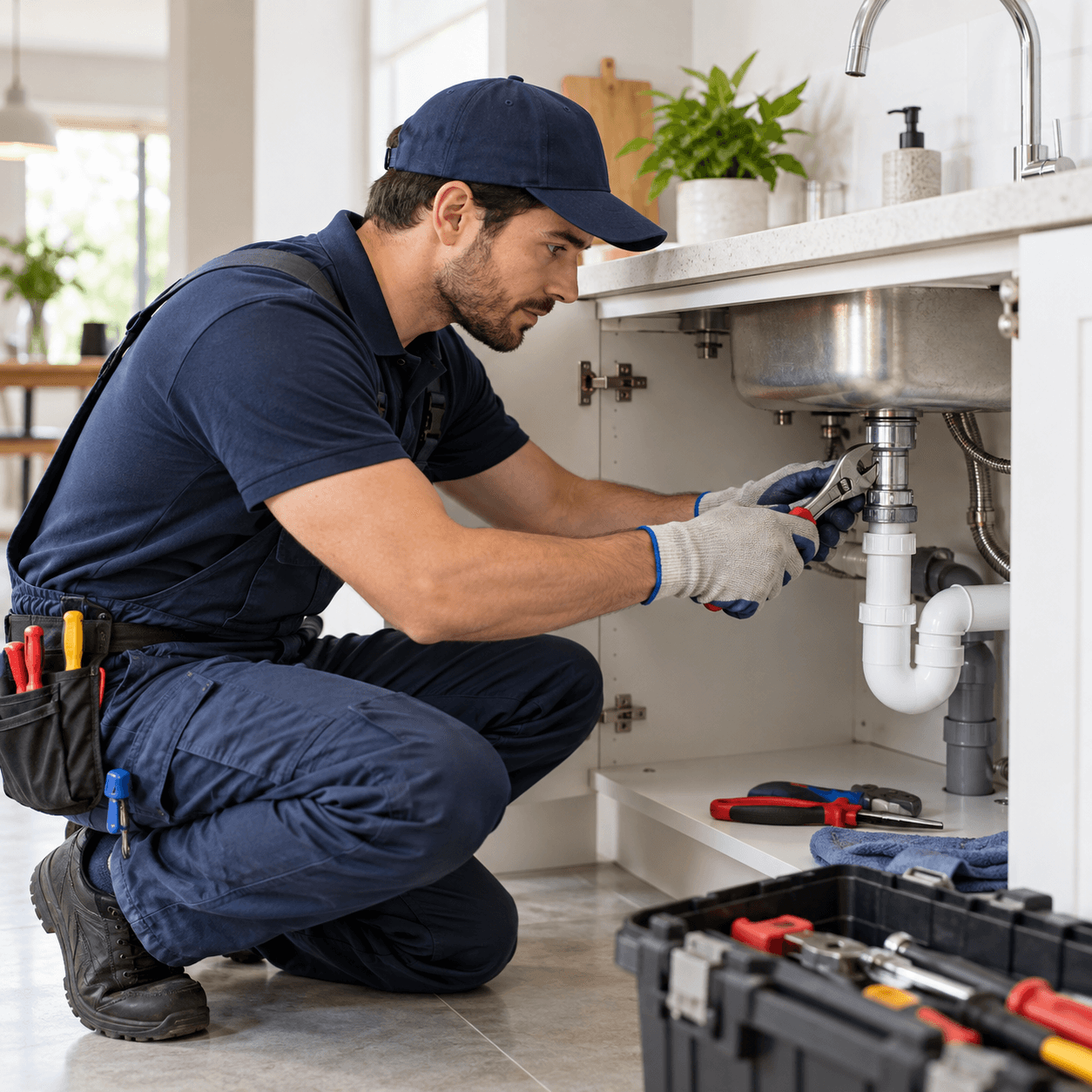 Plumbing check and small repairs